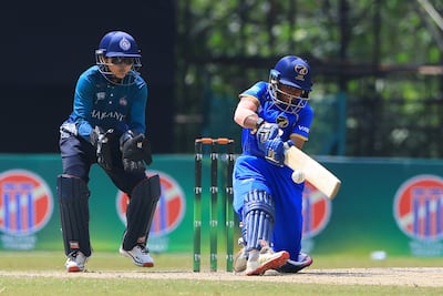Theertha Satishscored 18 off 20 balls for the UAE. Asian Cricket Council