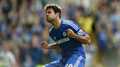Diego Costa, Chelsea. What Ian Hawkey says: 'Chelsea have several reasons to believe they are stronger now than they were last March'. (Photo: Darren Walsh / AP Images)