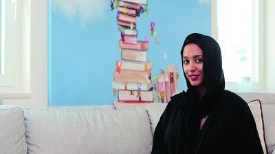 Aida Al Busaidy juggles her role as a mother with a wide range of professional pursuits. Jeffrey E Biteng / The National