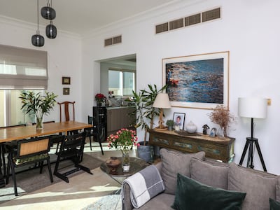 The interior design is eclectic. Victor Besa / The National