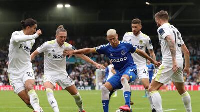 Richarlison - 6: The Brazilian turned and attacked defenders without creating anything meaningful. Saw one effort from outside the box eased past the post after Rapinha struck at the other end. Getty