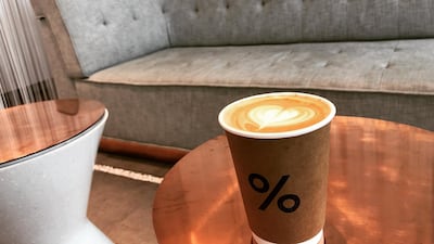 %Arabica Abu Dhabi Corniche has private coffee booths. Melinda Healy