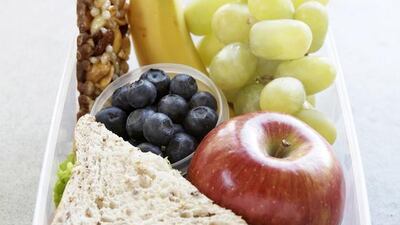 Include all five food groups, especially fruit and vegetables, meat, dairy products and grains are vital to a balanced lunch.