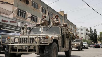 A special unit in the army's intelligence branch detained the man in the Bekaa Valley. AFP