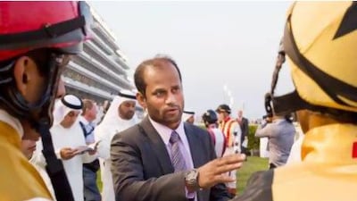 Jilani Siddiqui, the assistant trainer at Grandstand Stables, comes from a family of equine professionals, but the Pakistani former jockey has carved a niche for himself in the horse racing community. Razan Alzayani / The National
