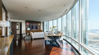 The living area is open plan.