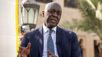 Makhtar Diop at World Governments Summit in Dubai. Ahmed Ramzan / The National