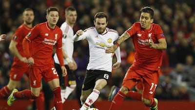 After their loss to Liverpool, United's Juan Mata said, "We need to recover as soon as possible and then focus just on the FA Cup." Reuters / Phil Noble