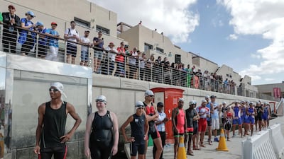 About 30 Special Olympics athletes took part. Victor Besa / The National
