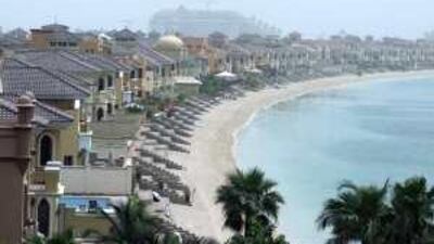 Houses on the Palm Jumeirah.