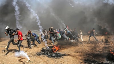 Irael's use of potentially lethal force against the protesters has drawn international criticism. EPA