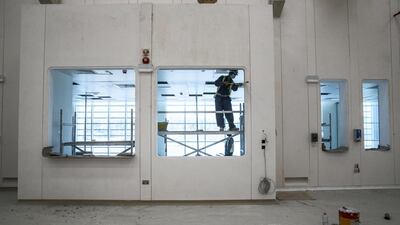 The facility is being built at the National Space Science and Technology Centre in UAE University. Construction of the facility is 90 per cent completed. It will be ready in time to welcome students pursuing the university's master's programme in space science and undergraduate degrees.