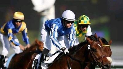 Silvestre De Sousa, centre, has a simple race-day ritual: He sleeps late, eats a nice breakfast, reads the paper and studies his opponents, and then goes racing.