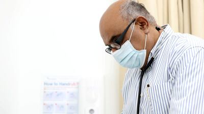 Dr Sanjay Paithankar's cautionary message to people is to continue to maintain social distancing because reinfection is possible. Chris Whiteoak / The National