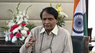 Indian Minister of Commerce Suresh Prabhu. WAM