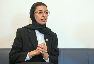 Noura Al Kaabi, UAE’s Minister of Culture and Knowledge Development. Khushnum Bhandari for The National