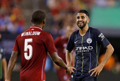 Riyad Mahrez joined Manchester City from Leicester City. Reuters