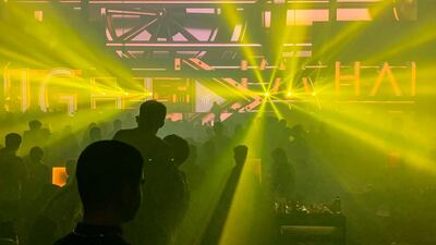 People visit a nightclub in Wuhan, the city in China's central Hubei province where novel coronavirus infections were first detected. AFP