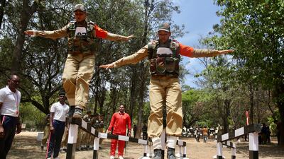The training session was held on the eve of International Women's Day