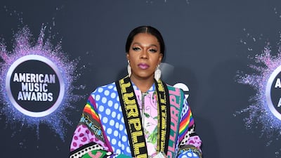 Big Freedia arrives at the American Music Awards on Sunday, November 24, 2019, at the Microsoft Theatre in Los Angeles. AFP
