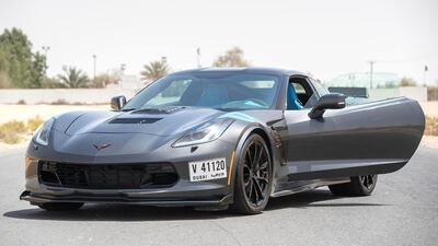 The Callaway Corvette's 0-to-60-kph time is 3.4 seconds. Antonie Robertson / The National