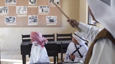 Teaching in Abu Dhabi. (Mona Al Marzooqi / The National)