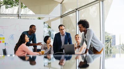 Employees in the US are increasingly asking for remote work benefits as part of their salary packages. Getty Images