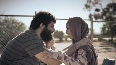 Lebanon-born, Australian-raised actor Fayssal Bazzi, left, plays Ameer, an Afghan refugee looking for safe passage to Australia after escaping the Taliban, in 'Stateless'. Netflix