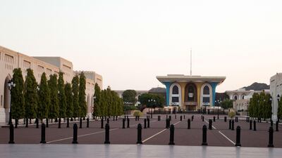 A view of the Al-Alam palace in the Omani capital Muscat. AFP