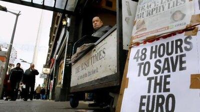 The collapse of EU economies, such as Ireland’s, will adversely affect Britain’s economic recovery.