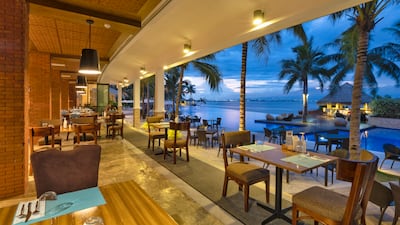 Sunset views from the bar