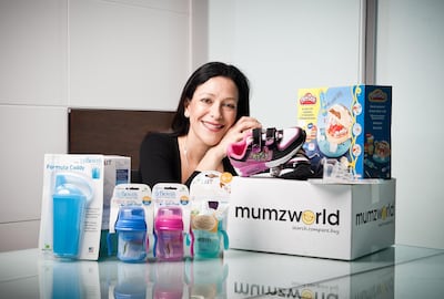 Mona Ataya, founder of Mumzworld, has secured $20 million in another round of funding to invest in regional expansion. Siddharth Siva for The National