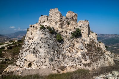 Beaufort Castle date back to 1139, when it was built by European crusaders on top of a small fortification. Matt Kynaston for The National