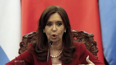 Argentinean president Cristina Kirchner drew criticism for a Twitter gaffe while on a visit to China. Rolex Dela Pena / AP Photo