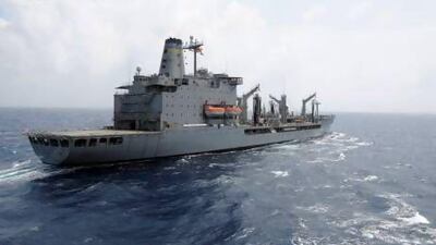 A report released a week ago said US servicemen on the naval refuelling vessel USNS Rappahannock used "appropriate force" and acted in self-defence. US Navy Handout / Reuters