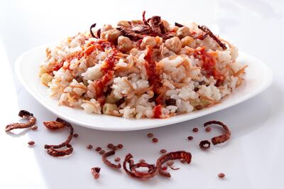 The traditional Egyptian dish koshari Alamy