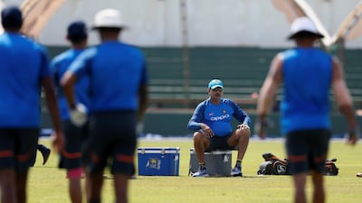 India's head coach Ravi Shastri looks on during a nets practice session in Galle, Sri Lanka, ahead of their first test match. Dinuka Liyanawatte / Reuters