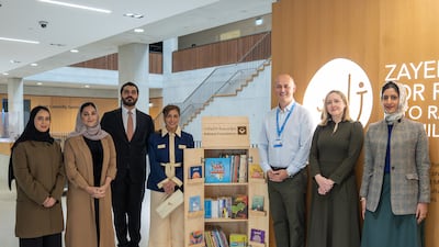 Sheikha Bodour bint Sultan Al Qasimi at Great Ormond Street Hospital. Photo: Kalimat Foundation