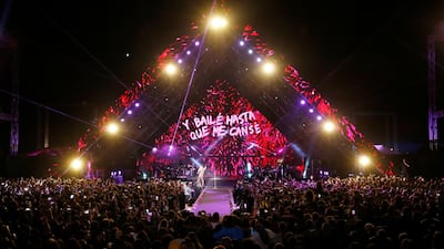 Shakira opened the Cedars International Festival In Bcharre on Friday. Photo / Reuters