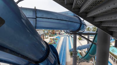 A view from the top of one of the slides. Antonie Robertson / The National