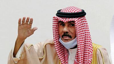Kuwaiti Emir Sheikh Nawaf was received by his country's ambassador to Italy. AFP