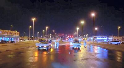 The UAE swiftly enacted a mass national disinfection programme, deploying drones and special vehicles to sanitise public spaces. Courtesy: Adnoc