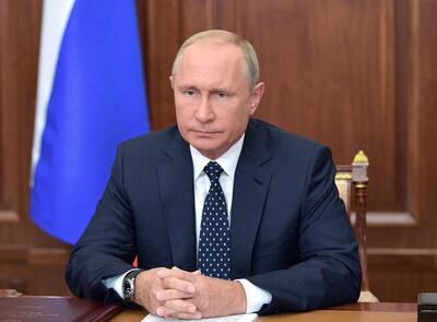 Russian President Vladimir Putin. AP