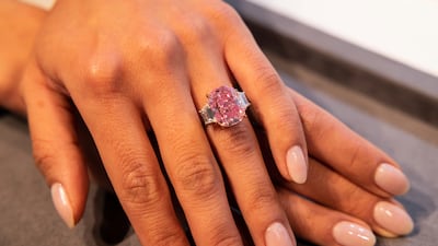 The Eternal Pink will go on display in Dubai in May, with exact dates yet to be confirmed, as part of a world tour. AP