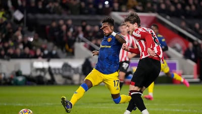 Mathias Jensen - 5: Could have had first-half hat-trick. Scuffed shot wide of target from edge of box in opening couple of minutes, then had two shots saved by De Gea - both of which the Dane should have scored. Drilled another shot straight at keeper after half-time. AP