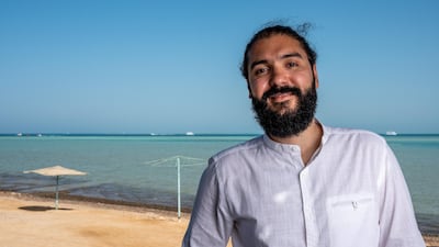 Palestinian director Ameen Nayfeh. AFP