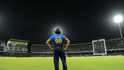 Malinga, who played the last of his 226 ODIs, also represented Sri Lanka in 30 Tests and 73 Twenty20 internationals. He will continue playing T20 cricket for his country. Ishara S Kodikara / AFP
