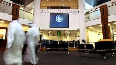The Dubai Financial Market Company's market capitalisation was slashed by Dh3 billion from the start of the quarter.