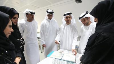 Students at Khalifa University have teamed up with the Urban Planning Council to learn about the urban safety and security. Fatima Al Marzooqi / The National