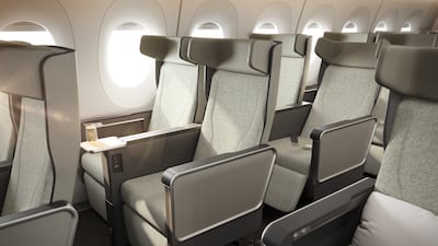 The Australian airline also revealed images of new premium economy cabins for its A350 jets